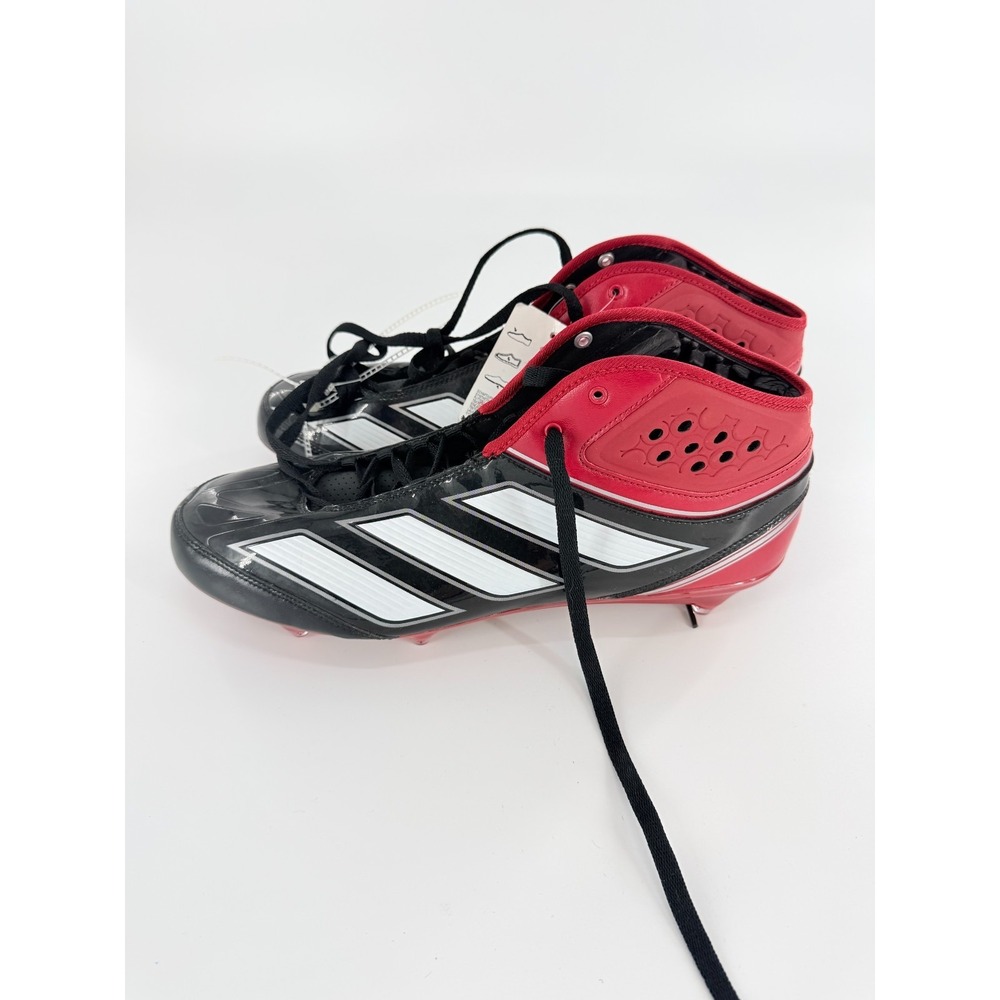 Adidas Malice 2 D Men's TD Football Cleats Style G49678 Size 13 US Black Red
